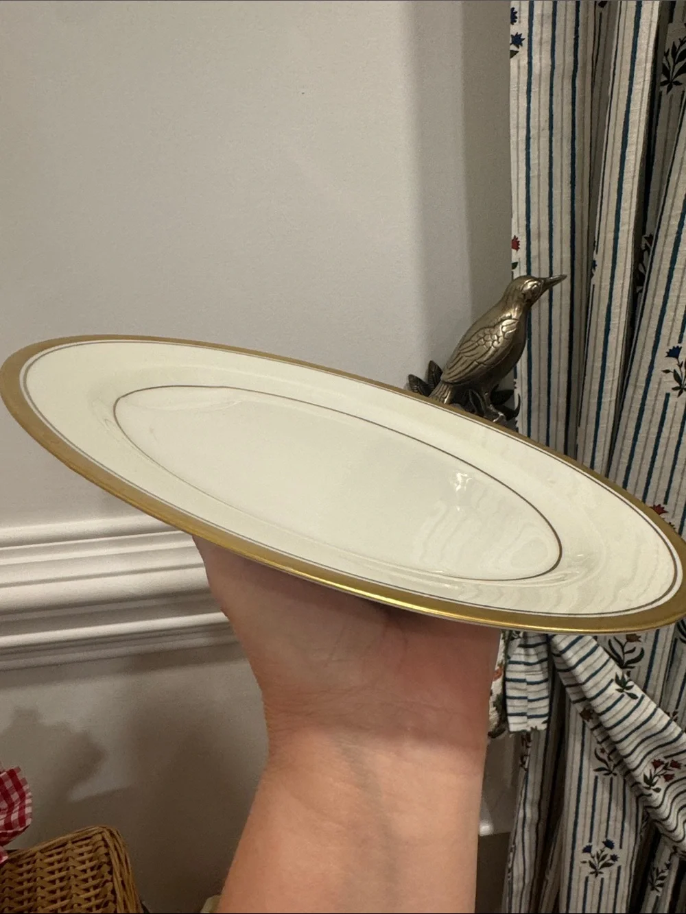 Theodore Haviland New York Berkeley fine china oval platter~ Made in USA-